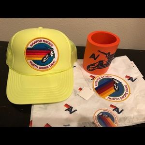 SOLD. Brand New neon Aviator Nation Trucker Hat